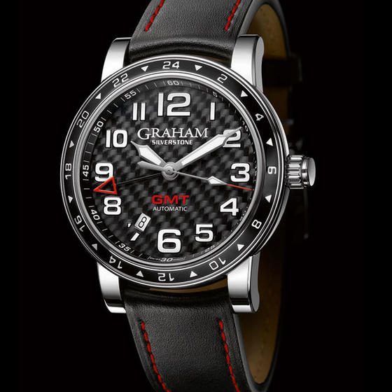 Replica Graham London Watch replica SILVERSTONE TIME ZONE BLACK 2TZAS.B02A
